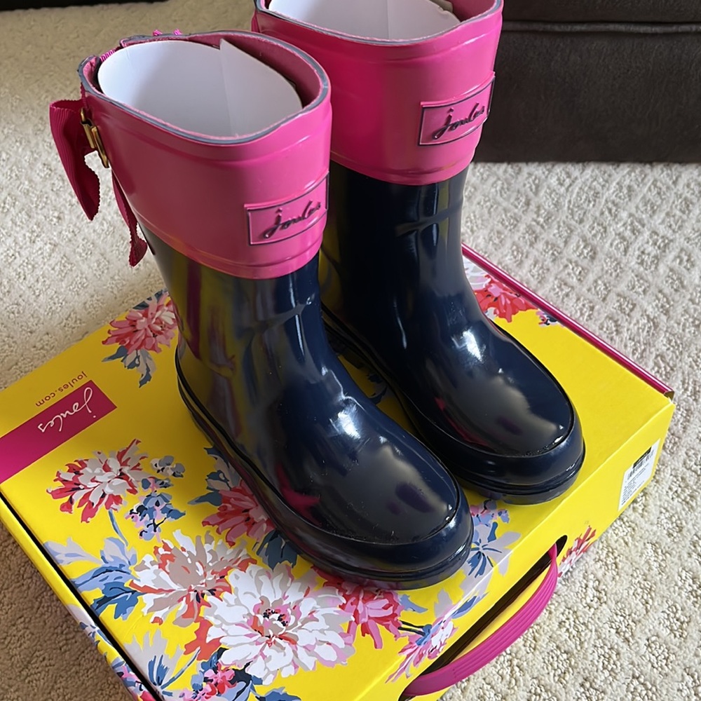Joules Rain Boots kids size 11